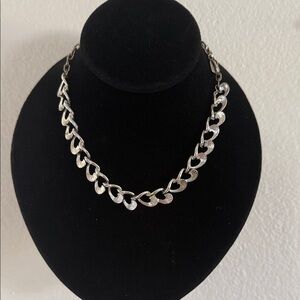 Vintage Silver Tone Chain Necklace